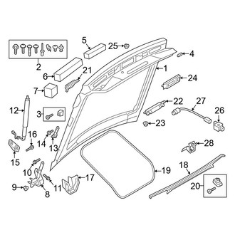 Audi OE - Lift Gate - Gate & Hardware