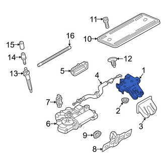 Audi OE - Rear Liftgate Latch