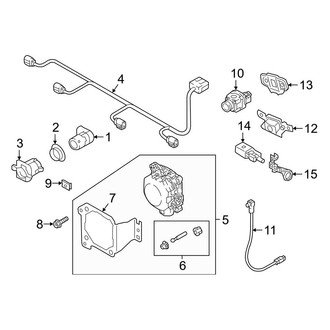 Audi OE - Front Bumper & Grille - Electrical Components