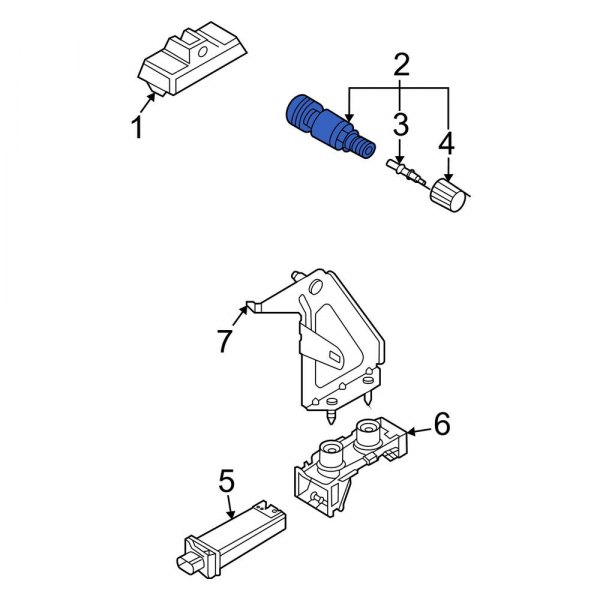 Tire Pressure Monitoring System (TPMS) Sensor Valve Assembly