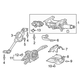 Audi OE - Steering Column Assembly (With Dynamic Steering)