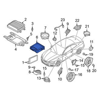 Audi OE - Radio Control Unit