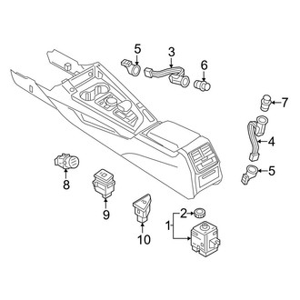 Audi OE - Console (Switches & Controls)