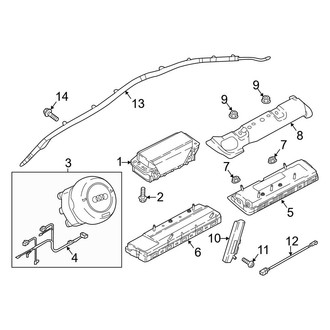 Audi OE - Restraint Systems - Air Bag Components (Air Bags)