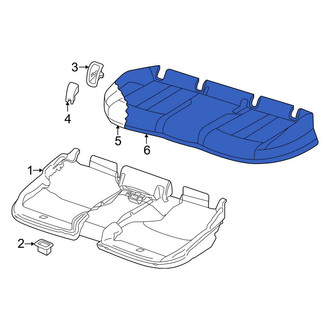 Audi OE - Rear Seat Cover