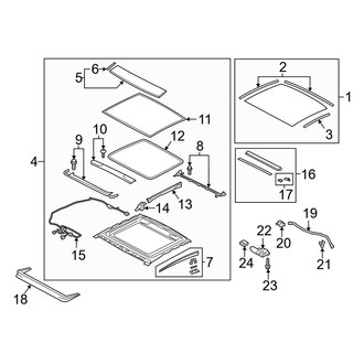 Audi OE - Roof - Sunroof