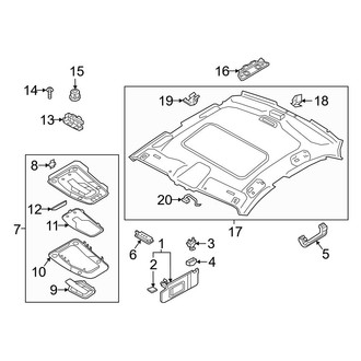 Audi OE - Roof - Interior Trim