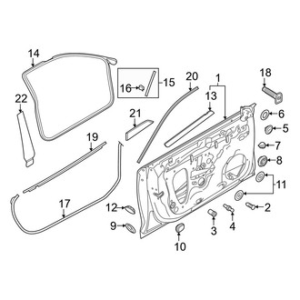 Audi OE - Front Door - Door & Components