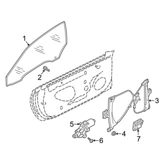 Audi OE - Door - Glass & Hardware