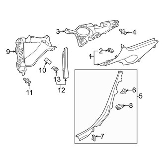 Audi OE - Quarter Panel - Interior Trim