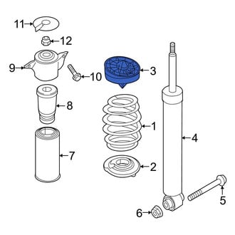 Audi OE - Rear Upper Coil Spring Insulator