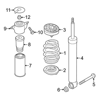 Audi OE - Rear Suspension - Shocks & Components (Standard Suspension)