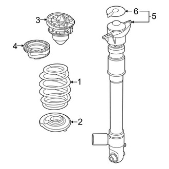 Audi OE - Rear Suspension - Shocks & Components (Competition Package Suspension)