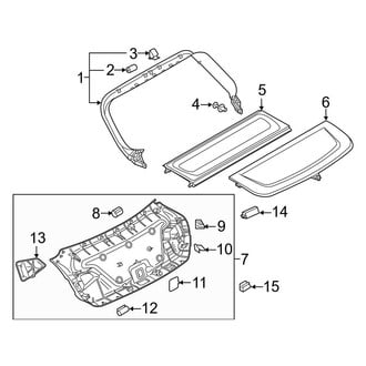 Audi OE - Lift Gate - Interior Trim