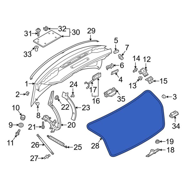 Deck Lid Seal