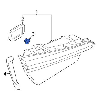 Audi OE - Tail Light Nut