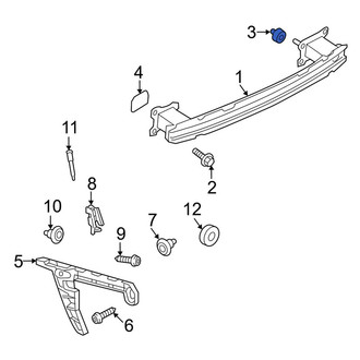 Audi OE - Bumper Impact Bar Nut
