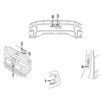 Audi OE - Information Labels - Labels