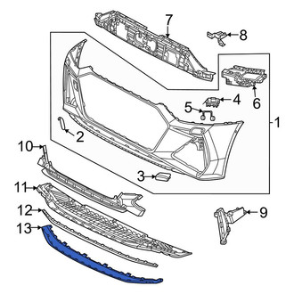 Audi OE - Front Lower Spoiler