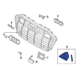 Audi OE - Front Left Lower Grille