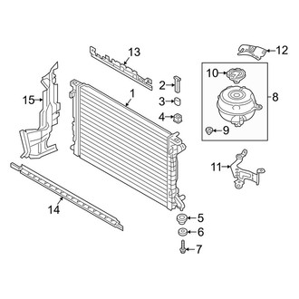 Audi OE - Cooling - Radiator & Components (Main)