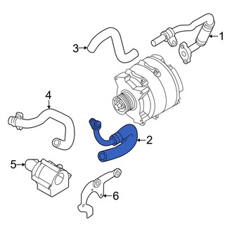 Audi OE - Engine Water Pump Outlet Pipe