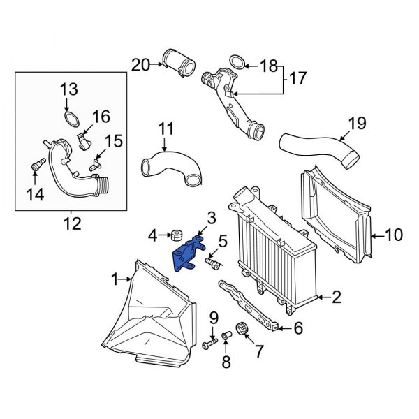 Intercooler Bracket