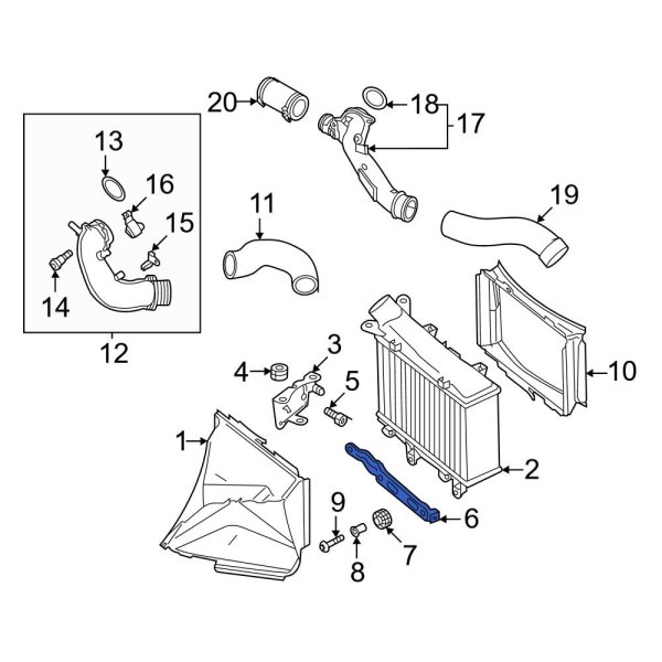 Intercooler Bracket