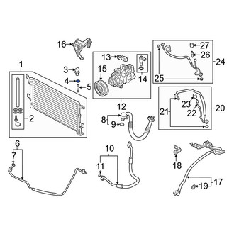 Audi OE - A/C Refrigerant Pressure Sensor O-Ring
