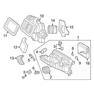 Audi OE - Air Conditioner & Heater - Blower Motor & Fan