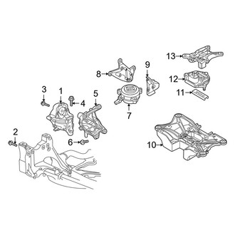Audi OE - Engine / Transaxle - Engine & Transmission Mounting