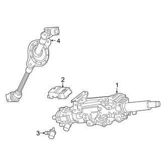 Audi OE - Steering Column Assembly