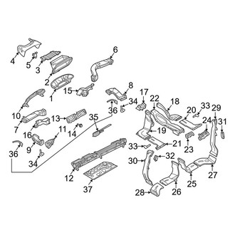 Audi OE - Instrument Panel - Ducts