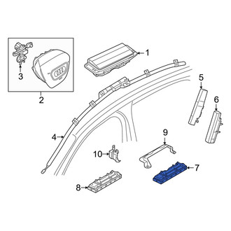 Audi OE - Right Lower Instrument Panel Air Bag