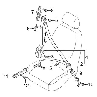 Audi OE - Restraint Systems - Front Seat Belts