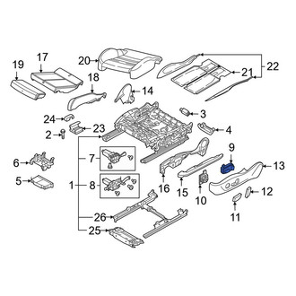 Audi OE - Front Right Power Seat Switch