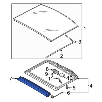 Audi OE - Sunroof Cover