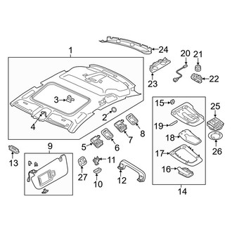 Audi OE - Roof - Interior Trim