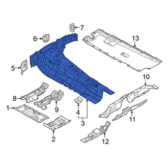 Audi OE - Front Center Floor Pan