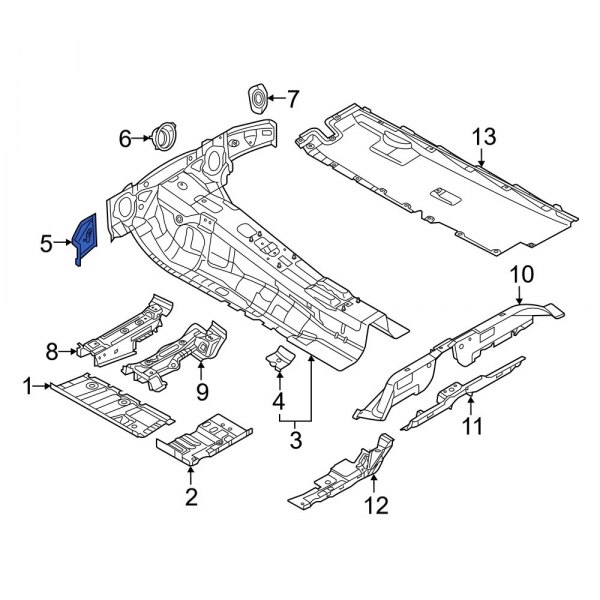 Floor Pan Bracket