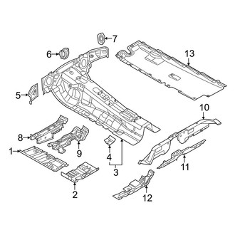 Audi OE - Pillars, Rocker & Floor - Floor & Rails