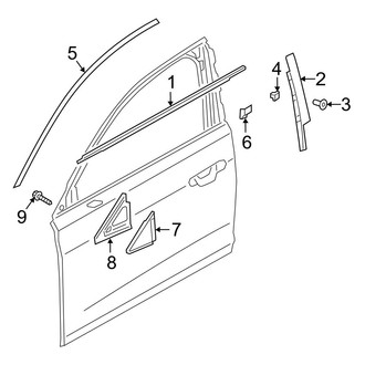 Audi OE - Front Door - Exterior Trim