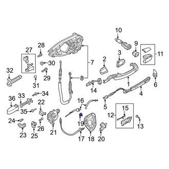 Audi OE - Door Interior Trim Panel Insulator