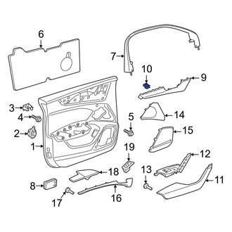 Audi OE - Door Panel Insert Clip