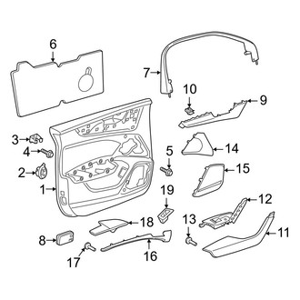 Audi OE - Front Door - Interior Trim (Door Panel & Trim)