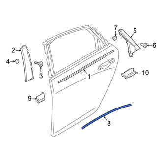 Audi OE - Front Right Door Reveal Molding