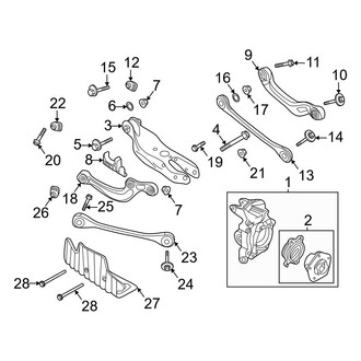 Audi OE - Rear Suspension - Suspension Components