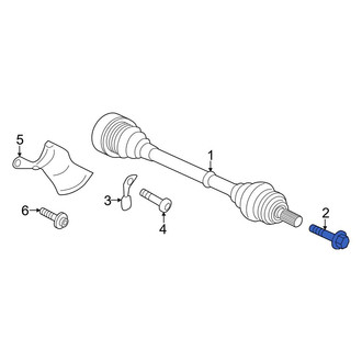Audi OE - Rear CV Joint Bolt