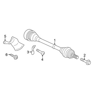 Audi OE - Rear Suspension - Drive Axles