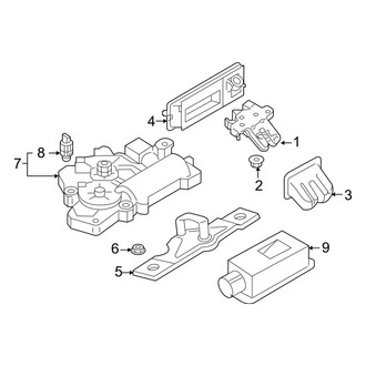 Audi OE - Lift Gate - Lock & Hardware